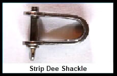 Stainless Steel Strip Dee Shackle